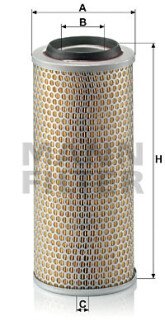 Фільтр повітря mann C151653