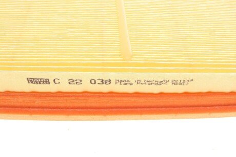 Фільтр повітря mann C22038