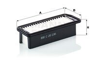 Фільтр повітря mann C26036