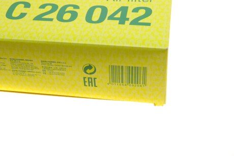 Фільтр повітря mann C26042