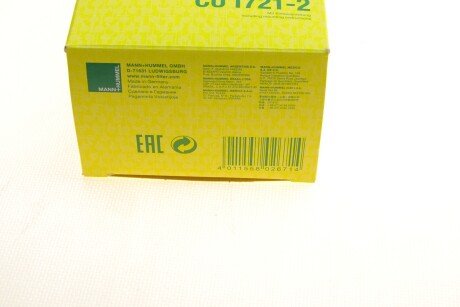 Фильтр салона mann CU17212