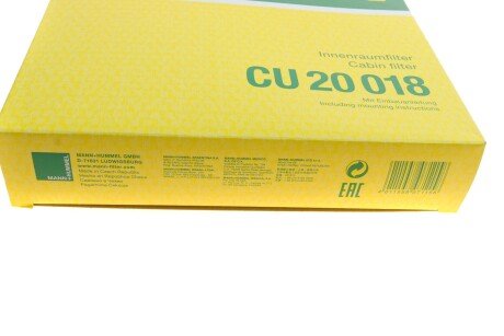 Фильтр салона mann CU20018