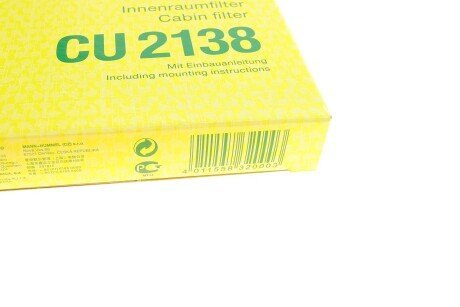 Фильтр салона mann CU2138