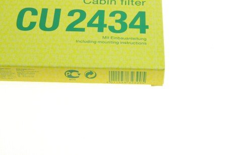 Фільтр салону mann CU2434