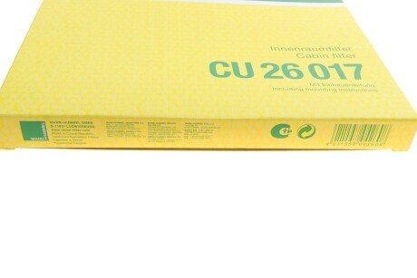 Фільтр салону mann CU26017