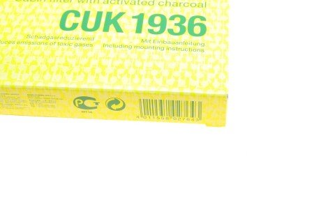 Фильтр салона mann CUK1936