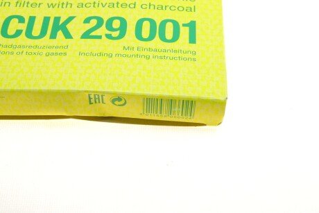Фільтр салону mann CUK29001