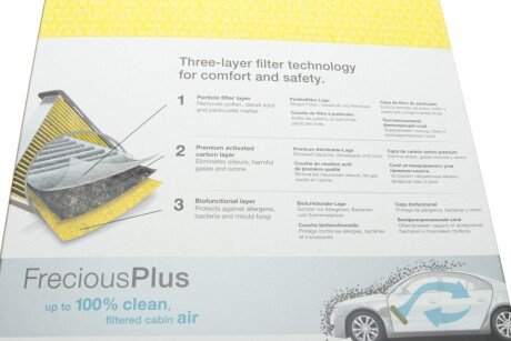 Фильтр салона mann FP24182