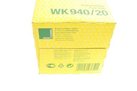 Фильтр топливный mann WK94020