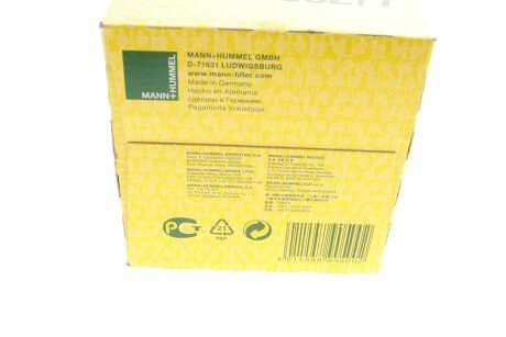 Фильтр топливный mann WK9627