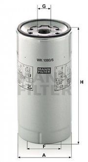 Фильтр топливный MB Actros, Atego mann WK10806X