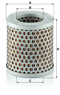 Фильтр воздушный mann C754