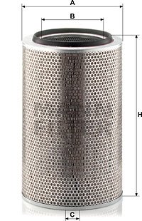 Фильтр воздушный mann C308502