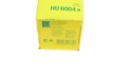 Масляный фильтр mann HU6004X