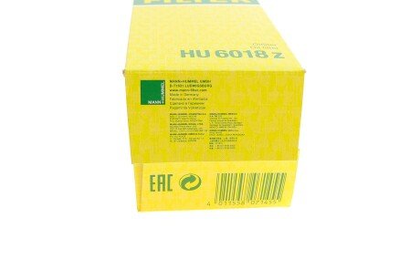 Масляный фильтр mann HU6018Z