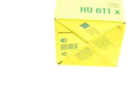 Масляний фільтр mann HU611X