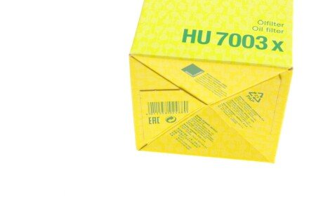 Масляный фильтр mann HU7003X