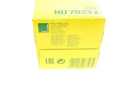 Масляний фільтр mann HU7033Z