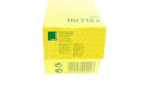 Масляный фильтр mann HU718X