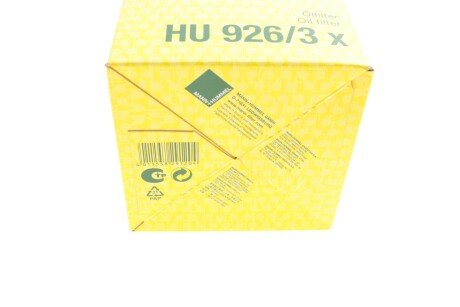 Масляный фильтр mann HU9263X