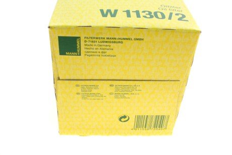 Масляный фильтр mann W11302