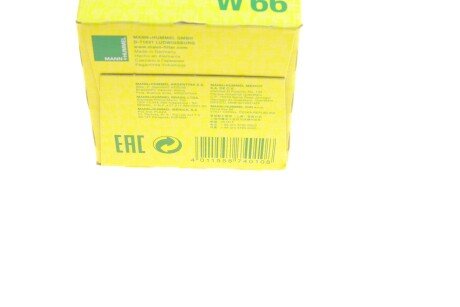 Масляный фильтр mann W66
