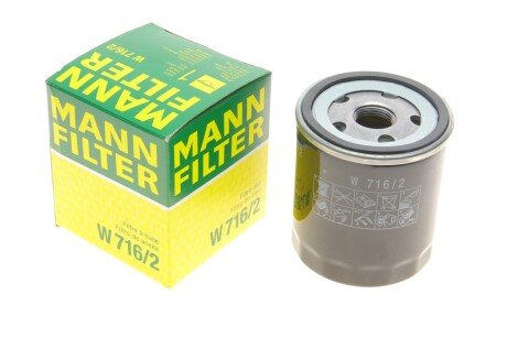 Масляный фильтр mann W7162