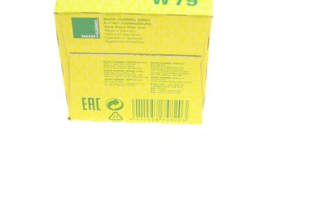 Масляный фильтр mann W79