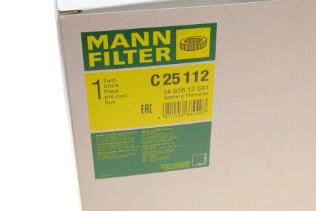 Повітряний фільтр mann C25112