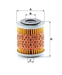 Топливный фильтр mann P66X