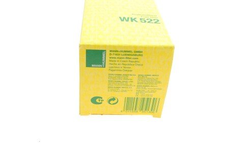 Паливний (топливный) фільтр mann WK522