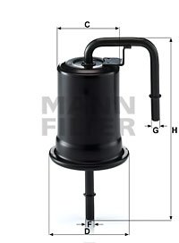 Паливний (топливный) фільтр mann WK61445