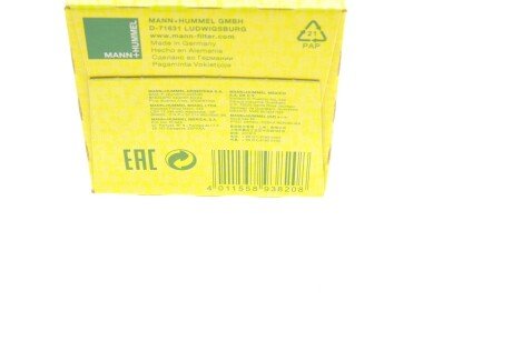 Топливный фильтр mann WK716