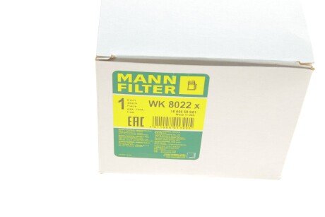 Топливный фильтр mann WK 8022 X