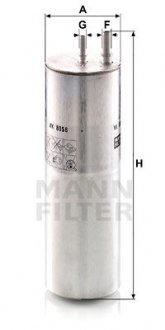 Топливный фильтр mann WK8058