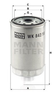 Паливний (топливный) фільтр mann WK84216
