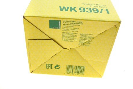 Топливный фильтр mann WK9391