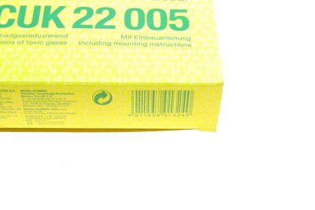 Вугільний фільтр салону mann CUK22005