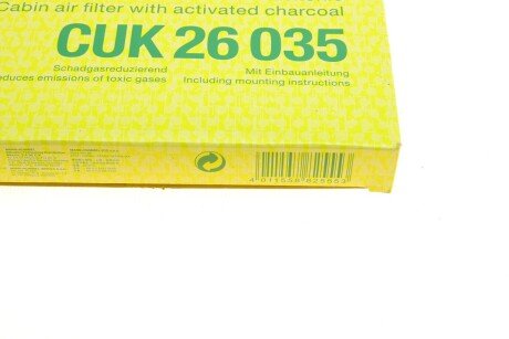 Вугільний фільтр салону mann CUK26035