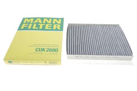 Угольный фильтр салона mann CUK2680
