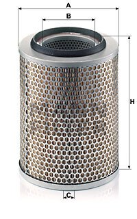 Повітряний фільтр mann C20356