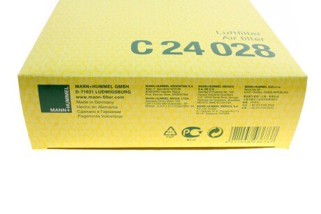 Воздушный фильтр mann C24028