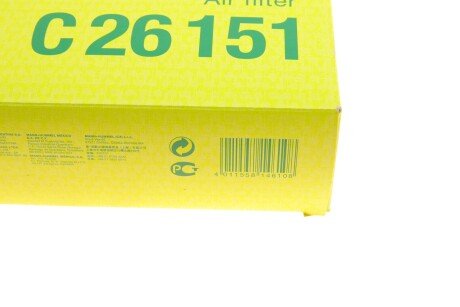 Повітряний фільтр mann C26151
