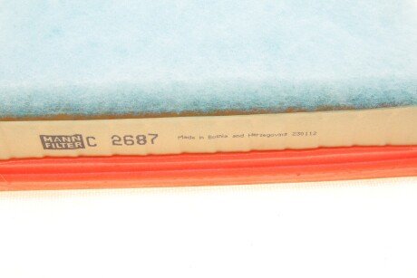 Воздушный фильтр mann C2687