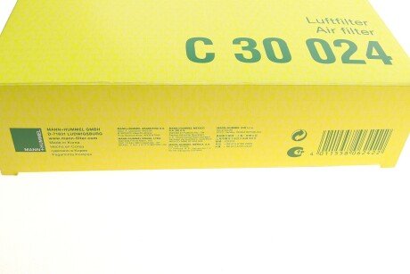 Повітряний фільтр mann C30024