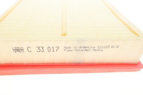 Воздушный фильтр mann C33017