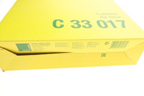 Воздушный фильтр mann C33017