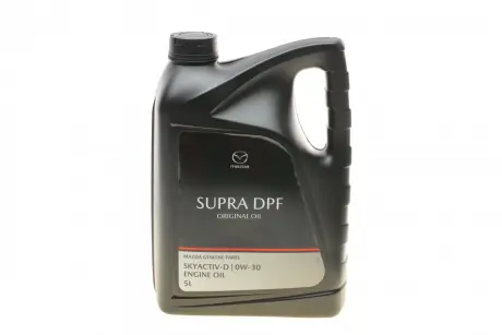 Масло моторное, 0W-30 SUPRA DPF 5л. mazda 214210