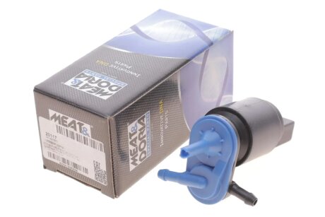 MEATDORIA VW Насос опрыскивателя Polo 97-, Golf III,IV,V, BoraAudi A3/4/6 98-,BMW E36,i3,DB W168/369/210,Mini,Skoda Fabia,Octavia,Roomster,Caddy III,T5,Passat,Touareg 10-,Touran,T4 meat & Doria 20117