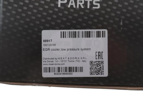 Радіатор рециркуляції відпрацьованих газів meat & Doria 88917